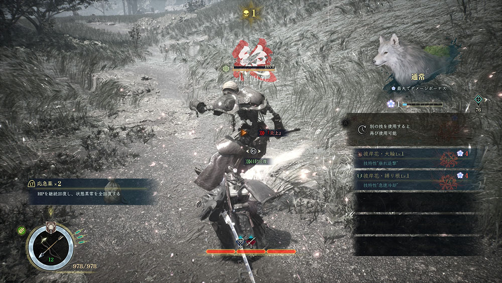 Beast of Reincarnation アクション